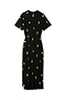 Black Shell Midi Leia Dress Petite