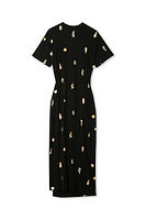 Thumbnail for Black Shell Midi Leia Dress Petite