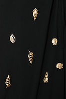 Thumbnail for Black Shell Midi Leia Dress Petite