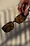 Tortoise Shell Rectangle Sunglasses