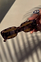 Tortoise Shell Rectangle Sunglasses