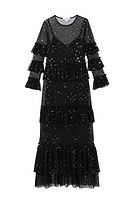 Thumbnail for Black Star Mesh Felicity Dress