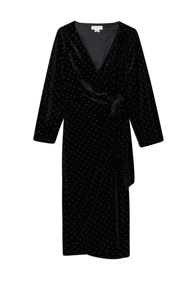 Petite black velvet dress 2025