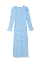 Thumbnail for Blue Plisse Chloe Dress