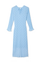 Blue Plisse Chloe Dress