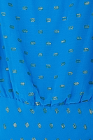 Thumbnail for Blue Jacquard Tilly Dress Petite