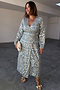Blue Lottie Wrap Dress