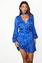 Blue Key To The Heart Mini Vienna Dress