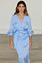 Sky Blue Jacquard Vienna Dress Petite