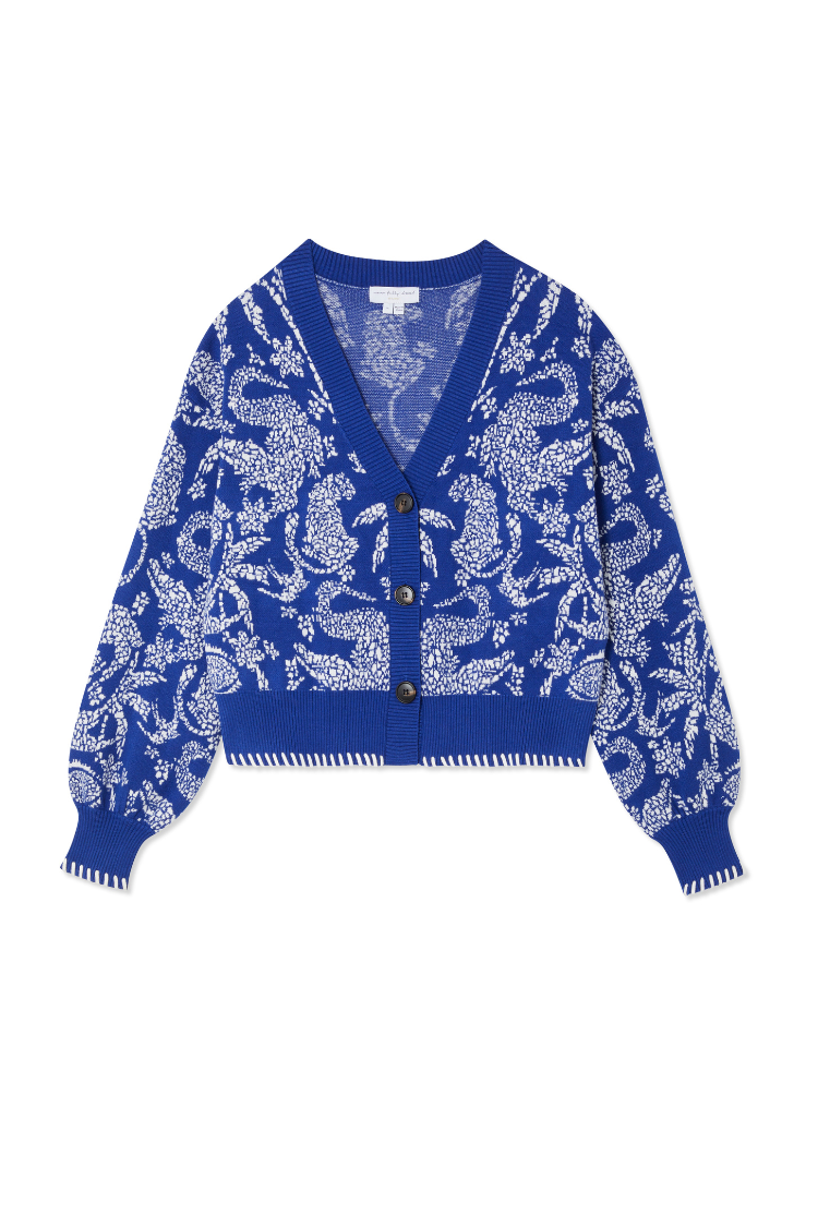 Blue Mosaic Cardigan