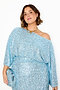 Ice Blue Sequin Tilly Top