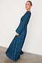 Teal Sequin Emma Dress