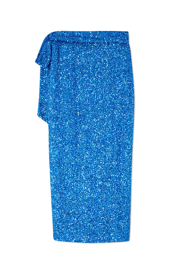 Navy sequin pencil skirt shop