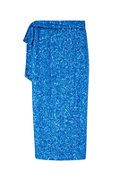 Thumbnail for Blue Sequin Jaspre Wrap Skirt