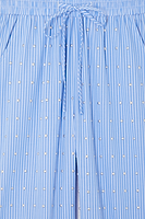 Thumbnail for Blue Stripe Elissa Trouser Petite
