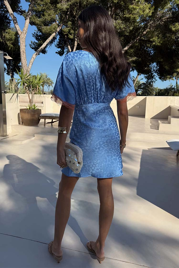 Thea Short Dress in String