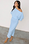 Ice Blue Plisse Tilly Dress