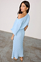 Ice Blue Plisse Tilly Dress