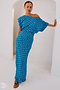 Blue Jacquard Tilly Dress