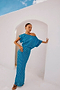 Blue Jacquard Tilly Dress