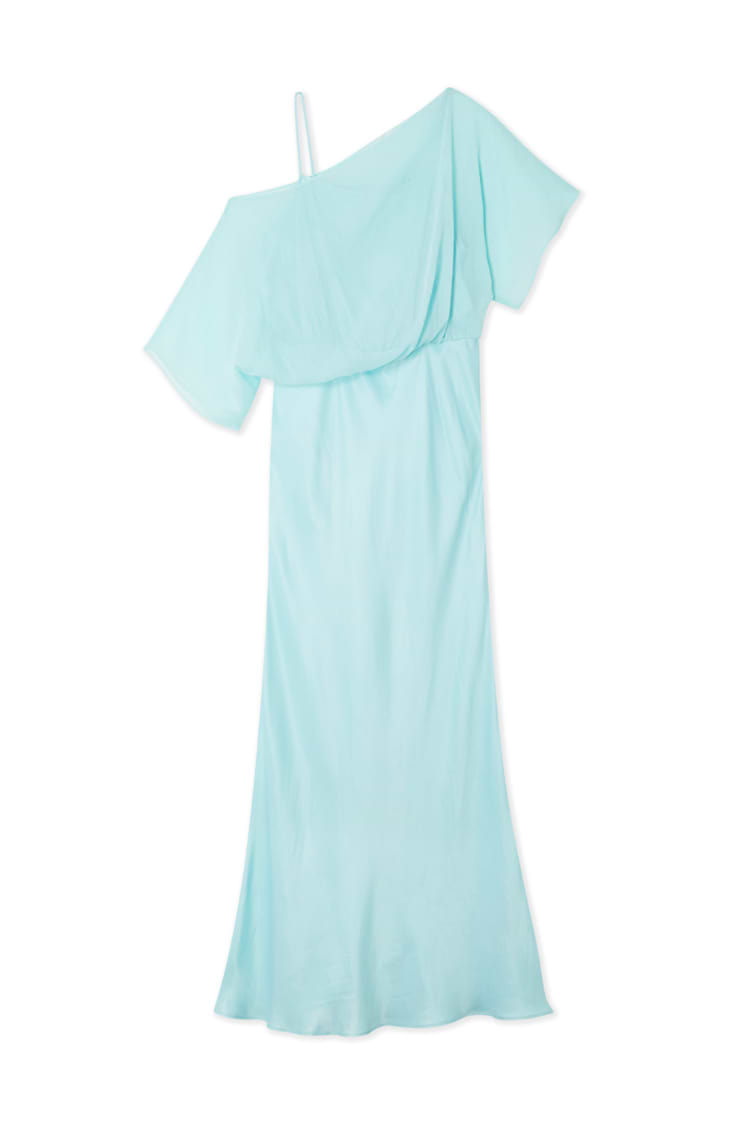 Blue Chiffon Tilly Dress