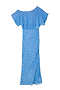 Blue Jacquard Tilly Dress