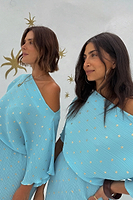 Thumbnail for caption_Models are 5ft7” and wear size S and XL