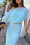 Blue Chiffon Tilly Dress