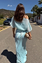 Blue Chiffon Tilly Dress