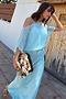 Blue Chiffon Tilly Dress