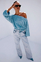 Ice Blue Sequin Tilly Top