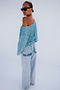 Ice Blue Sequin Tilly Top