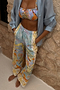 Blue Tropical Trouser