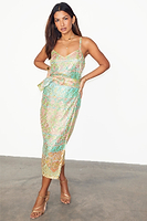 Thumbnail for caption_Model wears Pastel Boho Jaspre Skirt in UK size 10/ US 6