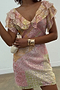 Pink Boho Mini Tilda Dress