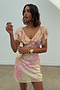 Pink Boho Mini Tilda Dress