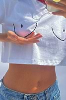 Thumbnail for Boob Crop T-shirt