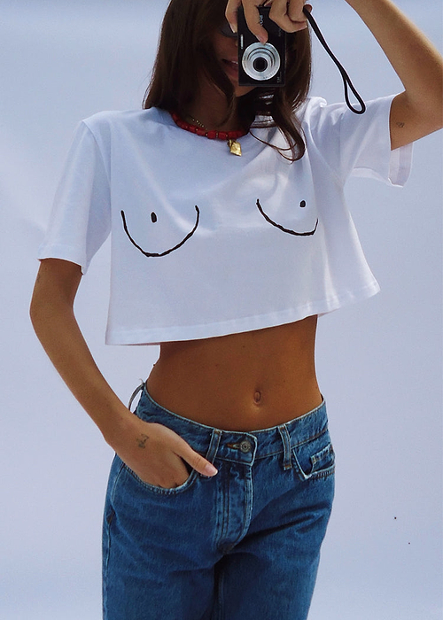 Boob Crop T-shirt
