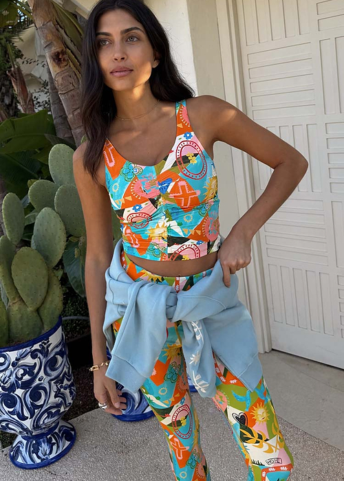 Hope Bright Ruched Sports Top
