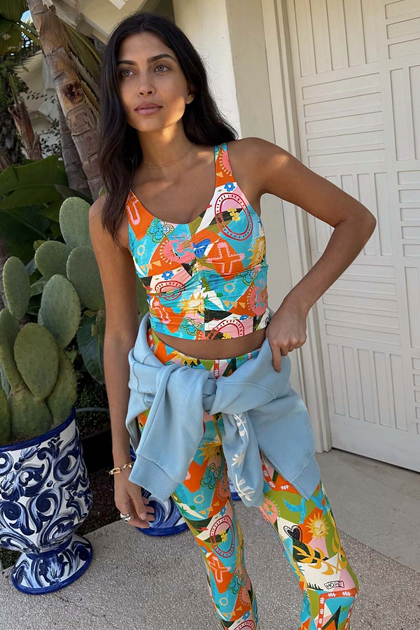 Hope Bright Ruched Sports Top