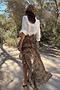 Brown Bandana Cassie Skirt