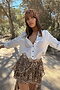 Brown Bandana Cassie Skirt