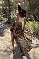 Thumbnail for Brown Bandana Cassie Skirt