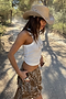 Brown Bandana Cassie Skirt