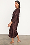 Chocolate Sequin Vienna Dress Petite