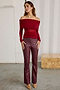 Burgundy Diaz Top