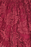 Thumbnail for Burgundy Lace Diva Trousers