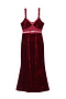 Burgundy Velvet Mimi Dress Petite