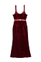 Burgundy Velvet Mimi Dress Petite
