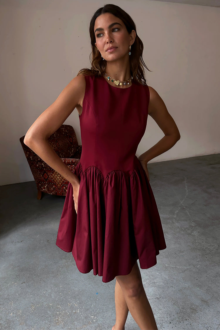 Burgundy sundress online